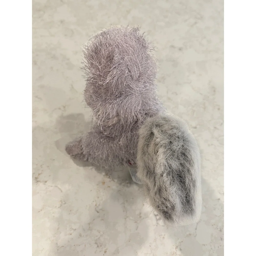 Y2K collectible Ganz Webkinz Gray Squirrel Plush‎ Stuffed Animal No Code HM118